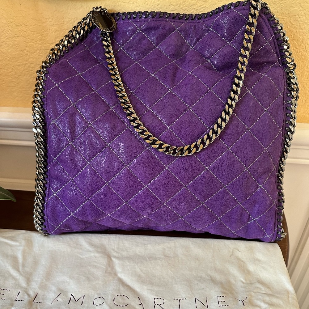 Stella McCartney Falabella Shaggy Deer Quilted Tote